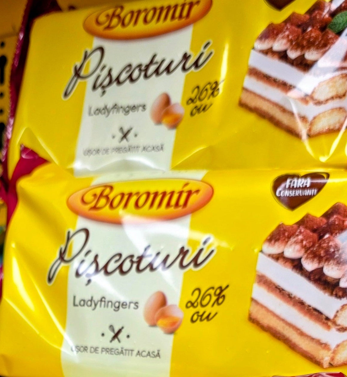 Piscoturi- Sponge  Lady Fingers- Traditional Romanian Style