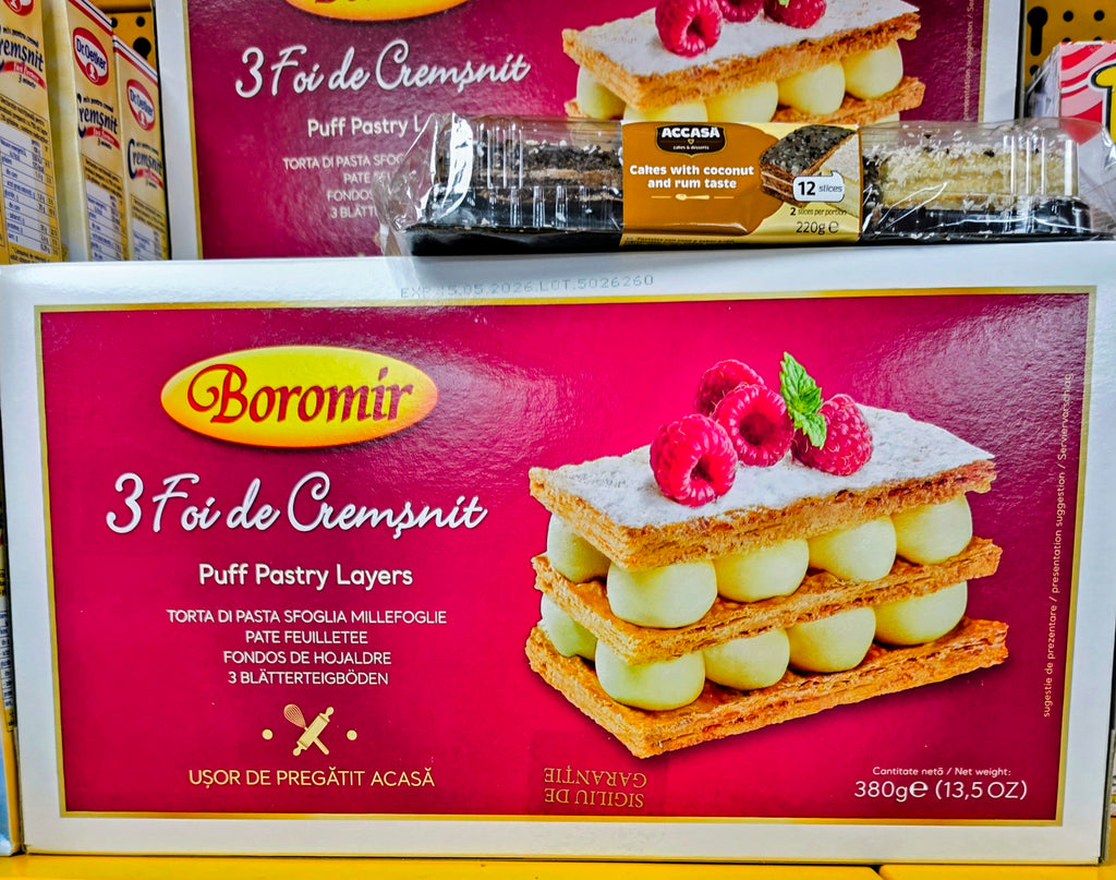 Foi de Cremșnit – Crispy Puff Pastry Sheets for Romanian Cremeschnitte