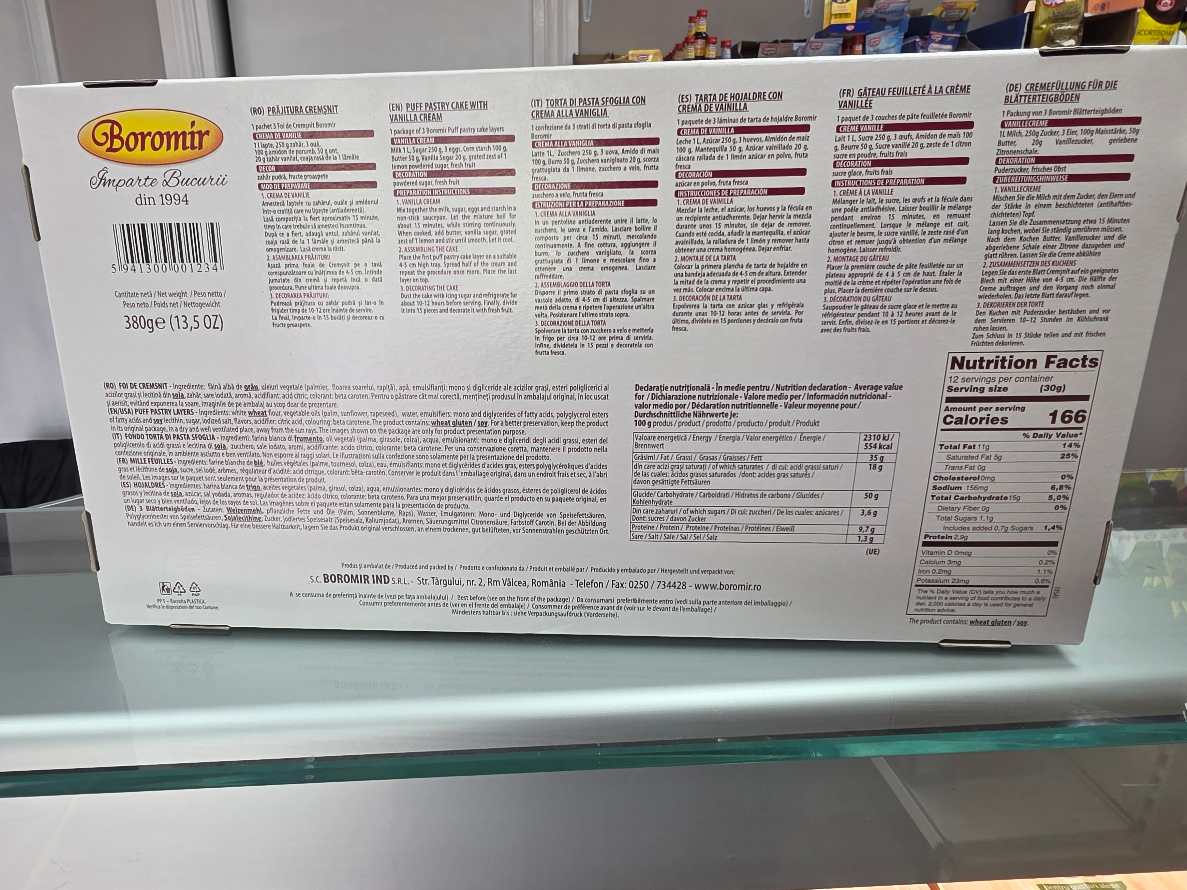 Foi de Cremșnit – Crispy Puff Pastry Sheets for Romanian Cremeschnitte